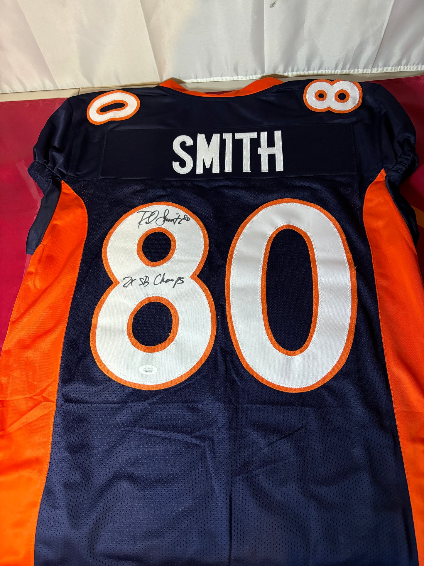 Rod Smith Custom Jersey with inscription